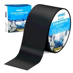 Kohree Butyl Sealant Tape, 4 Inch x 50 Foot RV Roof Tape Black, RV Sealant Waterproof TapeUV & Weatherproof Butyl Roofing Tape for RV Repair, Window, Boat Sealing, Truck Stop Camper Roof Leaks