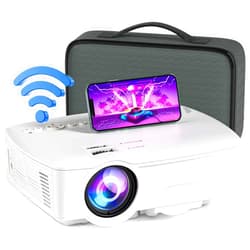 AOREUN Laptop WiFi Projector computer Portable Projector 1080P 7500L Video Movie Outdoor Home Cinema HDMI Multimedia 120