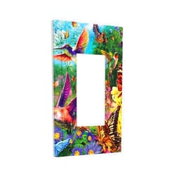 Ifetiful Bird 1 Gang Rocker/Decora Outlet Light Switch Wall Plate Cover Faceplate Decorative Faceplate for Bathroom Home Living Room Bedroom Decorate 5