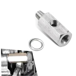 Nowkont 1 PC Car Oil Pressure Sensor Connector, 1/8