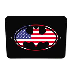 GRAPHICS & MORE Batman USA American Flag Shield Logo Home Business Office Sign