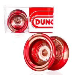 Duncan Toys Roadrunner Yo-Yo, Unresponsive Expert Level Yo-Yo, Concave Bearing and Aluminum Body, Red with Gold Splash