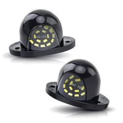 Asgohme LED License Plate Lights Bright White Tag Lamp Assembly Replacement Compatible with 1994 1995 1996 1997 1998 1999 2000 2001 Dodge RAM 1500 2500 3500 Pickup Truck, Pack of 2