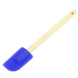 Chef Craft Select Wooden Handled Silicone Spatula, 12 inch, Color May Vary