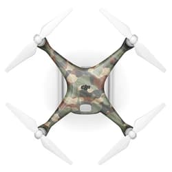 DesignSkinz Compatible with Drone DJI Spark - Skin Decal Protective Scratch Resistant Vinyl Wrap - Traditional Camouflage Fabric Pattern