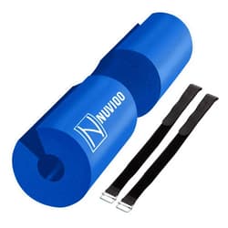 Nuviqo Barbell Pad Squat Pad for Lunges and Squats - Hip Thrust Pad for Standard and Olympic Bars - Provides Cushion to Neck and Shoulders While Training