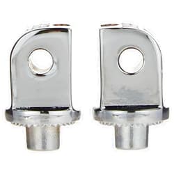Kuryakyn 8818 Splined Male Mount Peg Adapters for Front/Rear Footpegs and Floorboards: Honda, Suzuki, Triumph, Yamaha Motorcycles, Chrome, 1 Pair , Red