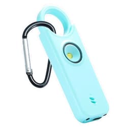 TIPSEAN Personal Safety Alarm - 135dB Ultra Loud Siren with LED Strobe Light, USB-C Rechargeable, Compact Keychain Alarm for Women/Men, Emergency Flashlight & Vibration Alert(Blue)