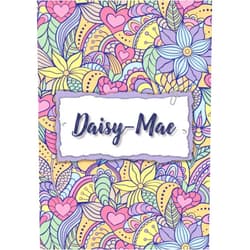 Alba & Hilda USA Publishing Daisy-Mae: Notebook A5 | Personalized name Daisy-Mae | Birthday gift for women, girl, mom, sister, daughter ... | Design : floral | 120 lined pages journal, small size A5 (5.83 x 8.27 inches)