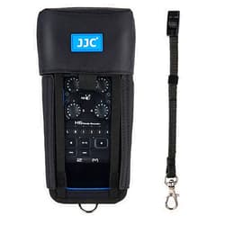 JJC H6 Protective Carrying Storage Pouch Case Bag for Zoom H6 & H6 All Black 2020 Version Handy Portable Recorder Replaces Zoom PCH-6 Case, with Clear Visible Front Face Cover Protector
