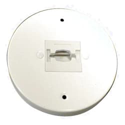 Elco Lighting EP819W Line Voltage Round Monopoint Canopy