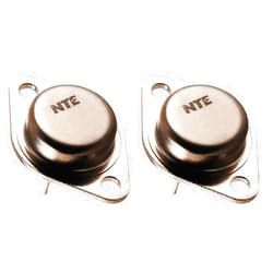 NTE Electronics MJ15003 Silicon NPN Transistor, High Power Audio Complementary to MJ15004, 140V, 20 Amp (Pack of 2)