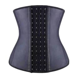 YIANNA Waist Trainer for Women Latex Underbust Waist Corsets Cincher Hourglass Body Shaper 4 Hooks