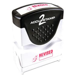 ACCU-STAMP2 Message Stamp with Shutter, 1-Color, REVISED, 1-5/8