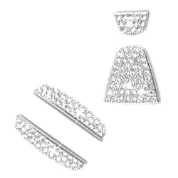 CUCHIYUN Bling Car Button Cover Rhinestone Crystal Knob Button Cover Trim Ring Compatible with Honda 10th Generation Civic Sedan 2022 2021 2020 2019 2018 (car Front Logo)
