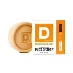 Duke Cannon Supply Co. Bar Soap Puck - Men's Rounded Bar Soap with Masculine Scents - Disc-Shaped Mens Soap - Hydrating & Deep Cleaning - All Skin Types - Sawtooth, 5 oz