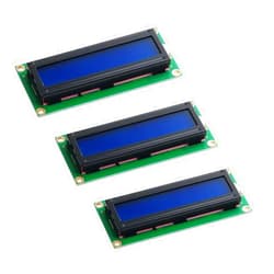 Stemedu 3pcs 1602 LCD Display Module, 16x2 LCM Character Blue Backlight for DIY Smart Home, IoT Devices, Electrical Projects, Learning Boards