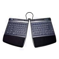 ECS Clear Silicone Keyboard Cover Compatible with Kinesis Freestyle2 - Skin Protector for Split Keyboard - Anti-Dust, Waterproof, Easy to Clean for Kinesis Freestyle2 Ergonomic Keyboards