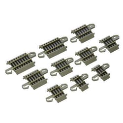 Bachmann Trains - Snap-Fit E-Z TRACK E-Z TRACK CONNECTOR ASSORTMENT - Contains 2 each .75
