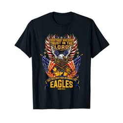 Christian Patriotic T Shirts Soar On Wings Like Eagles Christian Patriotic T-Shirt T-Shirt
