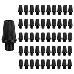 MINS Familio Lamp Light Fixture Replacement- 007 Cable Glands Strain Reliefs Connectors Cord Grips- Lamp Parts for Repair Versatile Wiring Pendant Ceiling Table Floor Lamp(50PCS, Black)