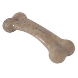 Pet Qwerks Original BarkBone Nylon Dog Bone Durable Dog Chew Toy for Aggressive Chewers - Bacon Flavor - 6.1
