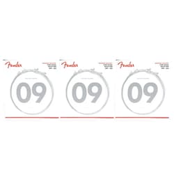 Fender 3150L Original Bullets Pure Nickel Electric Strings - .009-.042 Light (3-pack)