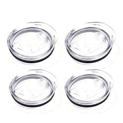 Engorgio 12oz stemless wine tumbler lid replacement (4 Pack)，2.9 inch diameter spill proof，for Sivaphe and Corkcicle Double-wall Stainless Steel Travel Coffee Mug