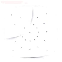 Chmentnanza Air Fryer Disposable Paper Liner, 100 Pcs White with Holes Natural Parchment Paper Non-Stick, Air Fryer Liners Cooking Paper, Baking Roasting Microwave Frying Pan
