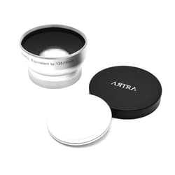 ARTRA LAB FUNKYFRAME WCL 16mm Wide Conversion Lens Compatible with Fujifilm X100 / X100V / X100F / X100T Cameras, Wide-Angle Attachment, Silver