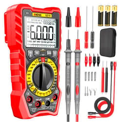 ANENG Digital Multimeter Tester 6000 Counts TRMS Auto Ranging Voltmeter,Ohm Amp Meter Measures NCV,AC/DC Current,Voltage,Continuity,Resistance,Capacitance,Diodes,Duty-Cycle,Temperature