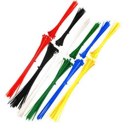 TSBSHum 360PCS Colored Zip Ties,Zip Ties Assorted Sizes,Made of High-Strength Tensile Material Nylon 66,as Item Bundler,Cable Organizer,Plant Holder for Home,Office,and Garden(6 Colors), CSZD-360