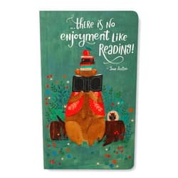 Compendium Softcover Journal - There is no enjoyment like reading! – A Write Now Journal with 128 Lined Pages, 5”W x 8”H