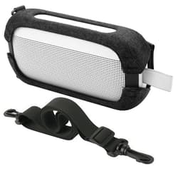 TXEsign EVA Carrying Case for Bose New SoundLink Flex 2nd Gen/Bose SoundLink Flex Speaker, Travel Protective Shoulder Strap Speaker Cover for Bose SoundLink Flex(Black)