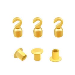 SZRKRLA Shell Hook and Nut Set Fit for Older Style Grandfather or Grandmother Clock Weight Shell Hook and Nut, 3PCS