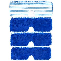 DLAIMI 4 Pack Mop Heads Replacements for Ocedar Dual-Action Microfiber Flip Mop, Double Sided Mop Replace Head Mop Refills with Microfiber & Chenille for Dry Wet Use, Reusable, Machine Washable