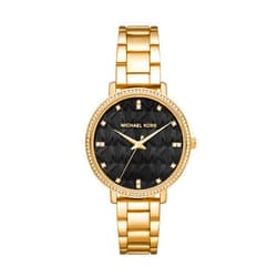 Michael Kors Pyper Three-Hand Gold-Tone Alloy Metal Women's Watch (Model: MK4593)
