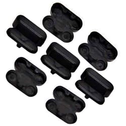 HomeAmore 7 PK Blind-Shades Chain Connectors [Black]