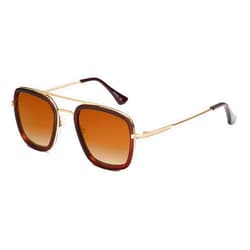 SOJOS Polarized Sunglasses for Men Women Retro Aviator Square Goggle Classic Alloy Frame HERO SJ1126