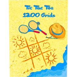 Layan Edition Tic-Tac-Toe 1200 Grids: Pencil Games , Fun Activities for Family Time , Game Books for Traveling & Summer Vacations