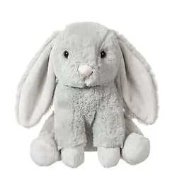 Apricot Lamb Toys Plush Grey Bunny Rabbit Stuffed Animal with Fluffy Soft Ears (Grey Bunny, 8 Inches) Small-8