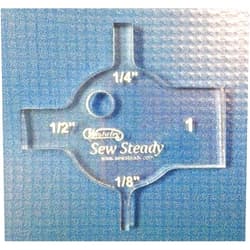 Westalee Design Clear Acrylic Spacing Gauge for Use with Ruler Foot and Quilting Templates