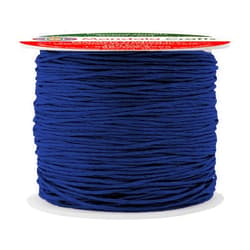 Mandala Crafts 1mm 109 Yards Navy Blue Cotton Waxed Cord for Jewelry Making Bracelet Cord Waxed String - Beading String Thread Jewelry Cords for Necklaces String