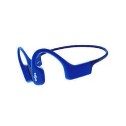 SHOKZ OpenSwim - Bone Conduction MP3 Waterproof Headphones for Swimming - Open-Ear Wireless Headphones, with Nose Clip and Earplug (Blue)