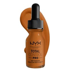NYX PROFESSIONAL MAKEUP Total Control Pro Drop Foundation, Skin-True Buildable Coverage - Sienna