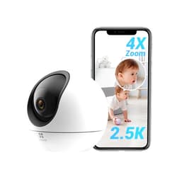 EZVIZ 4MP Indoor Camera, Pan/Tilt Baby Pet Monitor with AI Human and Pet Detection, Voice Activity Detection, Waving-Hand Recognition, Starlight Lens Color Vision, 2.4/5 GHz Dual-Band Wi-Fi | C6