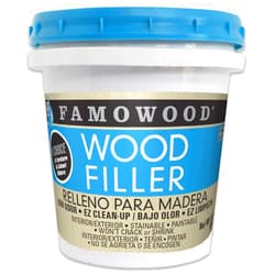 FamoWood 40022142 Latex Wood Filler - Pint, Walnut