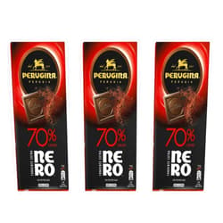 Perugina Dark Chocolate 70% , 85g, 2.99oz (Pack of 3)
