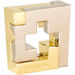 BePuzzled |Cross Hanayama Cast Metal Brain Teaser Puzzle Level 3 Mensa-Rated Puzzles for Kids and Adults Ages 12 and Up