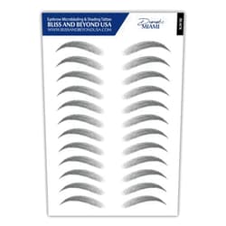Bliss and Beyond USA | Microblading & Shading Tattoo | A combination of hair stoke and powdered brows | Non-toxic | Vegan friendly (Dramatic Miami - Black)